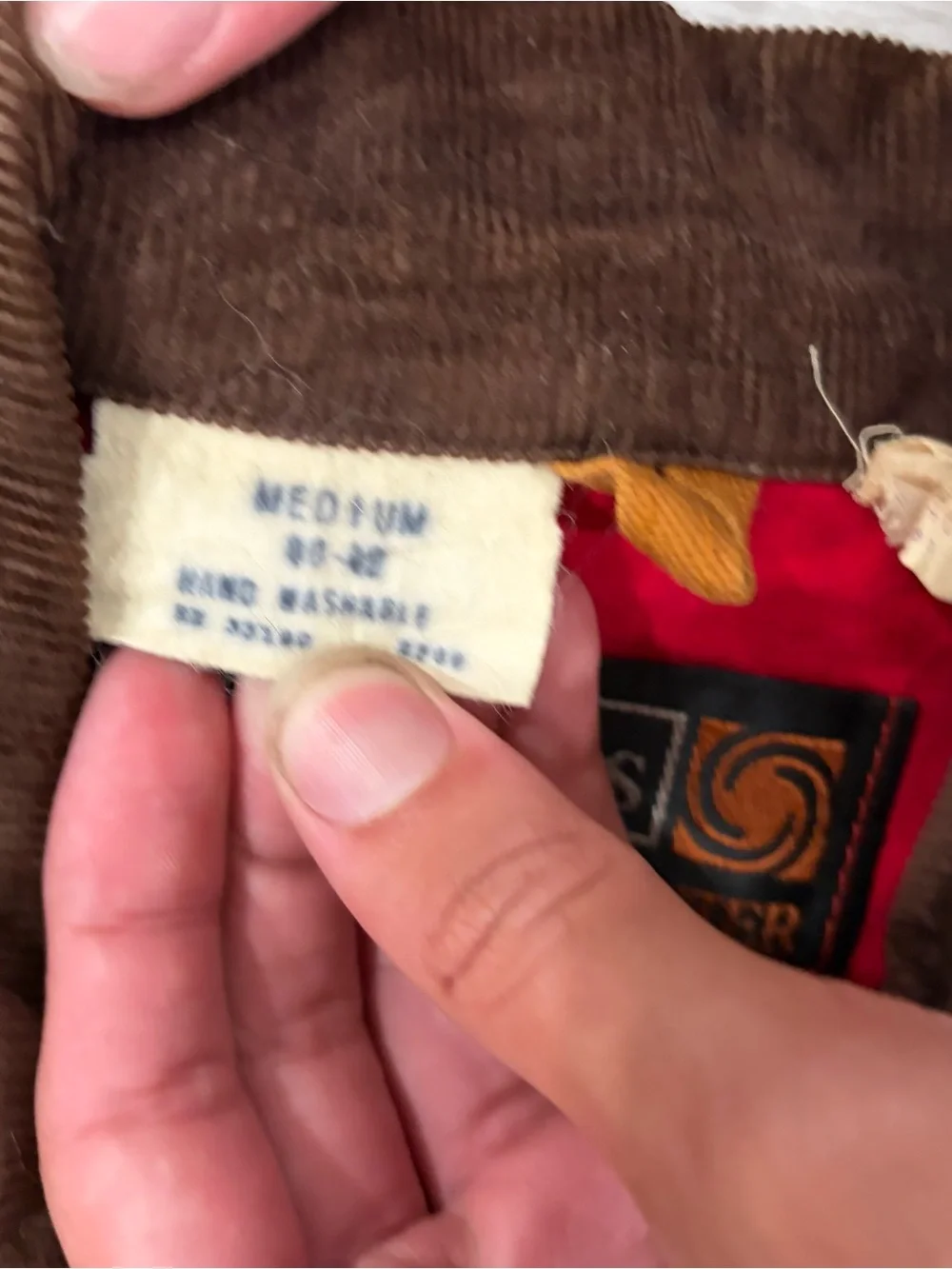 Vintage 70s Sears Sports Center Hunting Field Jacket Tan Brown Size M